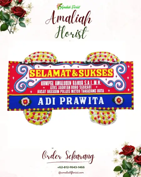 Papan Bunga Ucapan Selamat Cibogor