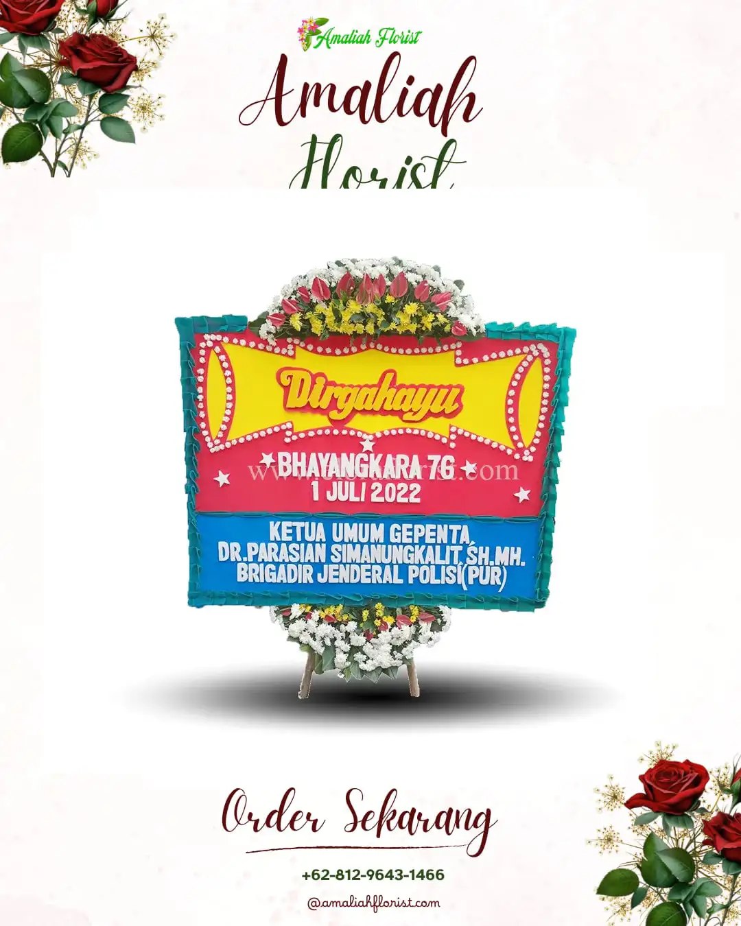 Papan Bunga HUT Ulang Tahun Cibogor